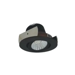 Nora Lighting 2" Iolite LED Downlight - Round Adjustable Gimbal - 1000 Lumens - 5000K - Bronze