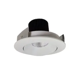 Nora Lighting 4" Iolite LED Downlight - Round Adjustable Cone - 1000 Lumens - 3000K - White