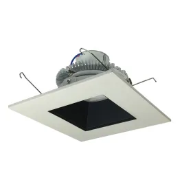 Nora Lighting 6" Cobalt Click Square LED Retrofit Downlight - Dim to Warm - Black / White - 750 Lumens - 120V