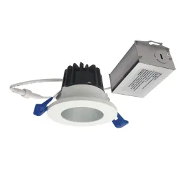 Nora Lighting 2" M2 Round LED Downlight - 600 Lumens - 8W - 2700K - 120V - Matte Powder White