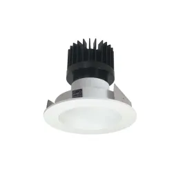 Nora Lighting 4" Iolite LED Downlight - Round Deep Reflector - 1500 / 2000 / 2500 Lumens - 2700K - Matte Powder White