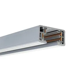 Nora Lighting 72" Two-Circuit Track - Halo Style - Silver