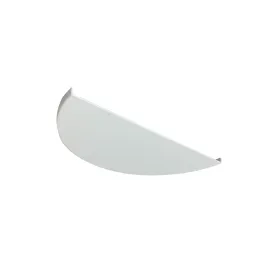 Nora Lighting 6" Round Eyelid for NLCBC Series - Matte Powder White