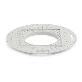 Nora Lighting Iolite 2" Square Flush Mount Mud Ring