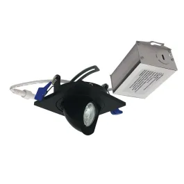 Nora Lighting 2" M2 Round LED Adjustable Elbow - 500 Lumens - 7W - 2700K - 120V - Matte Black