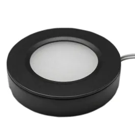 Nora Lighting 4.5W Josh LED Puck - 3000K - 270-310 Lumens - Black 12V