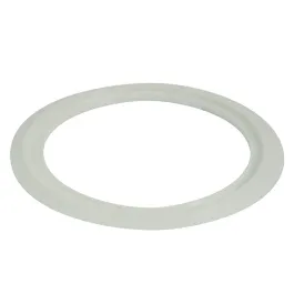 Nora Lighting 4" Round White Oversized Ring