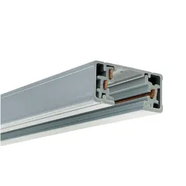 Nora Lighting 72" One-Circuit Track - Halo Style - Silver