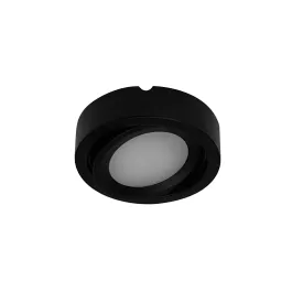 Nora Lighting 3.5W 3" Adjustable Josh LED Puck Light - 2700K - 300 Lumens - 12V - Black