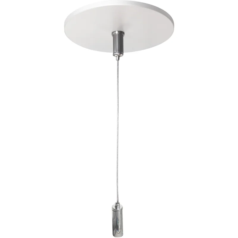 L-Line Black Mounting Kit in White, 8 ft.