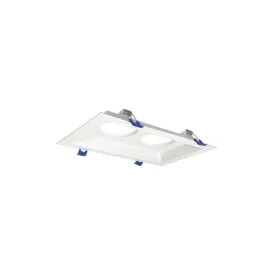 Nora Lighting 2-Lamp Plate for 2" M2 Mini Recessed Downlight Series - White