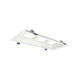 Nora Lighting 3-Lamp Plate for 2" M2 Mini Recessed Downlight Series - White