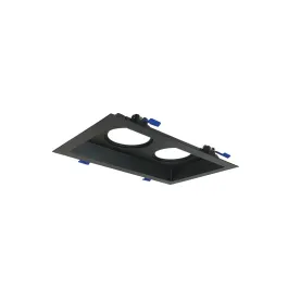 Nora Lighting 2-Lamp Plate for 2" M2 Mini Recessed Downlight Series - Matte Black