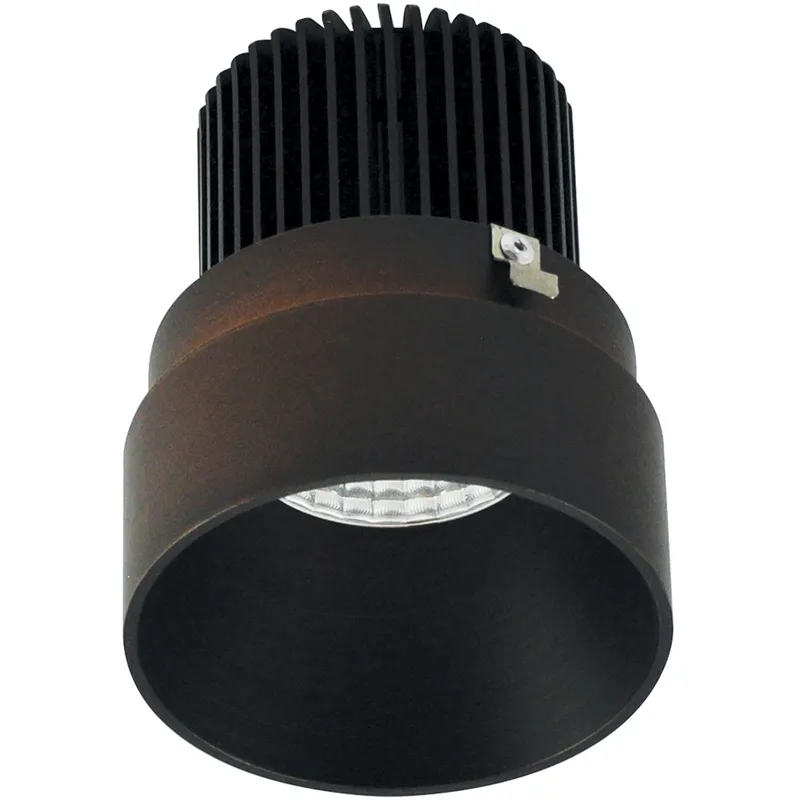 Iolite Bronze Recessed Light in 800, Comfort Dim, Round Trimless Reflector