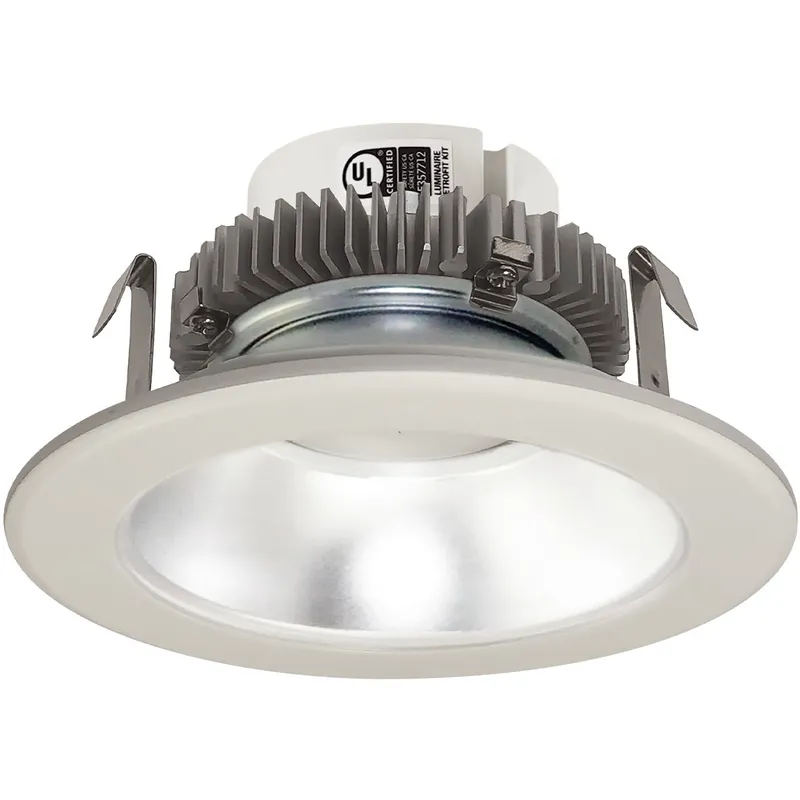 Cobalt Click Diffused Clear / White Recessed in 1000, No Remote Emergency, Selectable CCT (2700K / 3000K / 3500K / 4000K / 5000K), Dimming: 120V Phase (Triac/ELV)