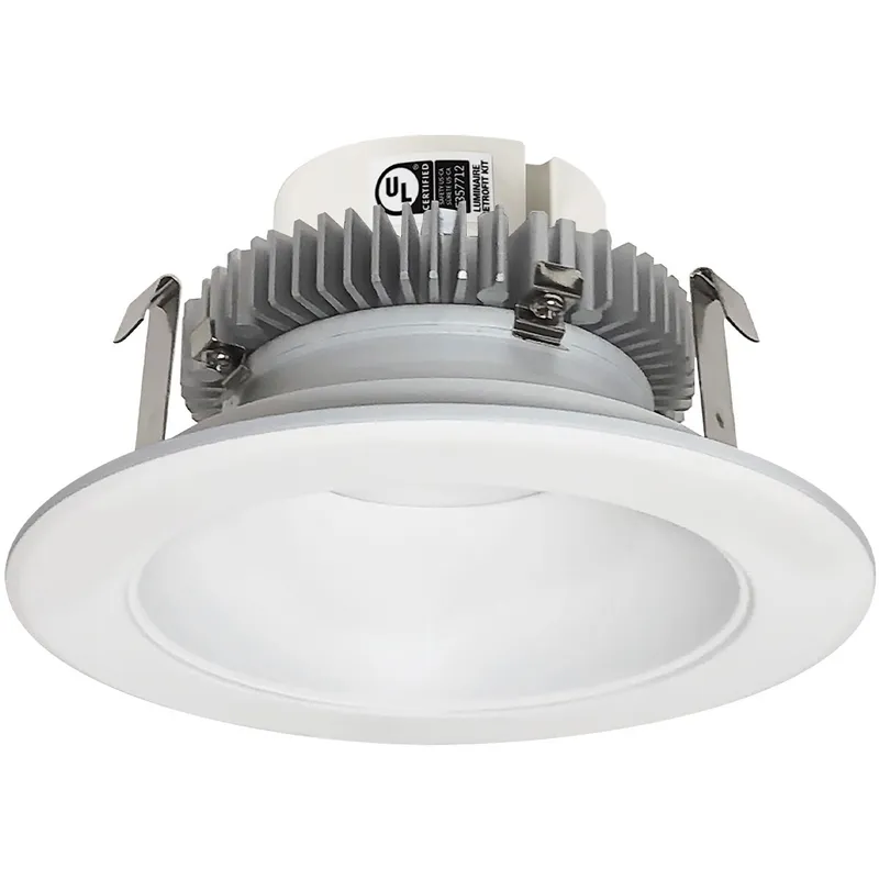 Cobalt Click Matte Powder White Recessed in 1000, No Remote Emergency, Selectable CCT (2700K / 3000K / 3500K / 4000K / 5000K), Dimming: 120V Phase (Triac/ELV)