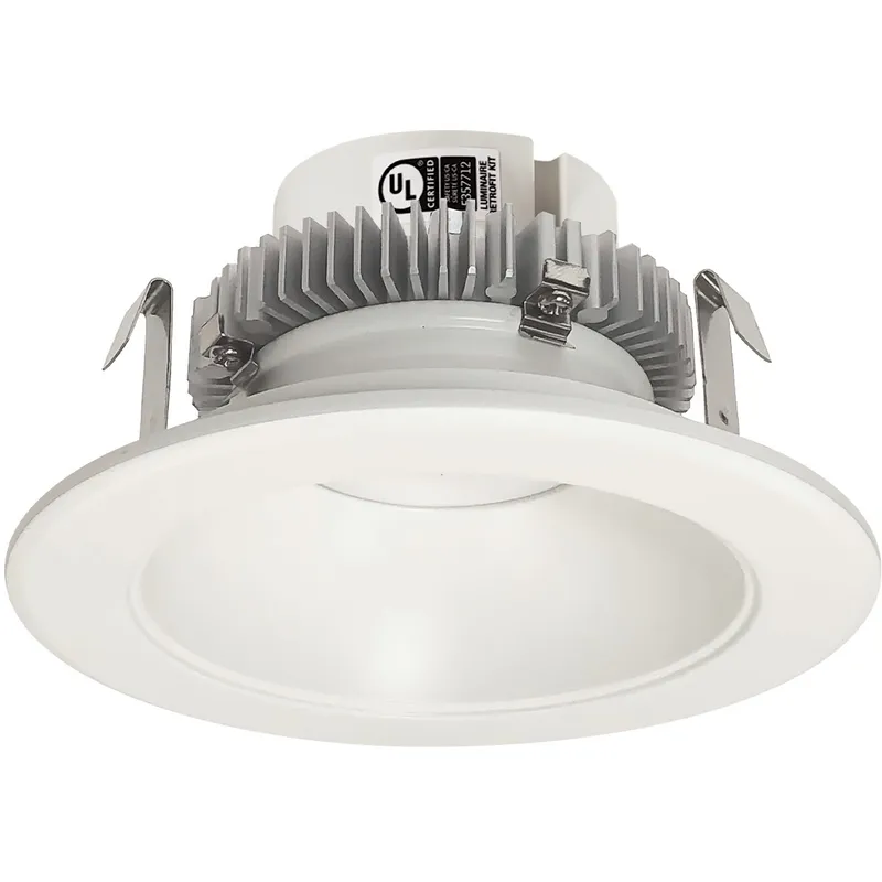 Cobalt Click White Recessed in 1000, No Remote Emergency, Selectable CCT (2700K / 3000K / 3500K / 4000K / 5000K), Dimming: 120V Phase (Triac/ELV)