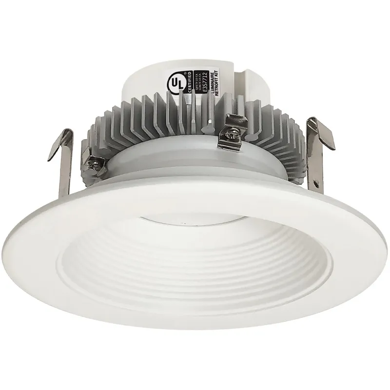 Cobalt Click Matte Powder White Recessed in 1000, No Remote Emergency, Selectable CCT (2700K / 3000K / 3500K / 4000K / 5000K), Dimming: 120V Phase (Triac/ELV)