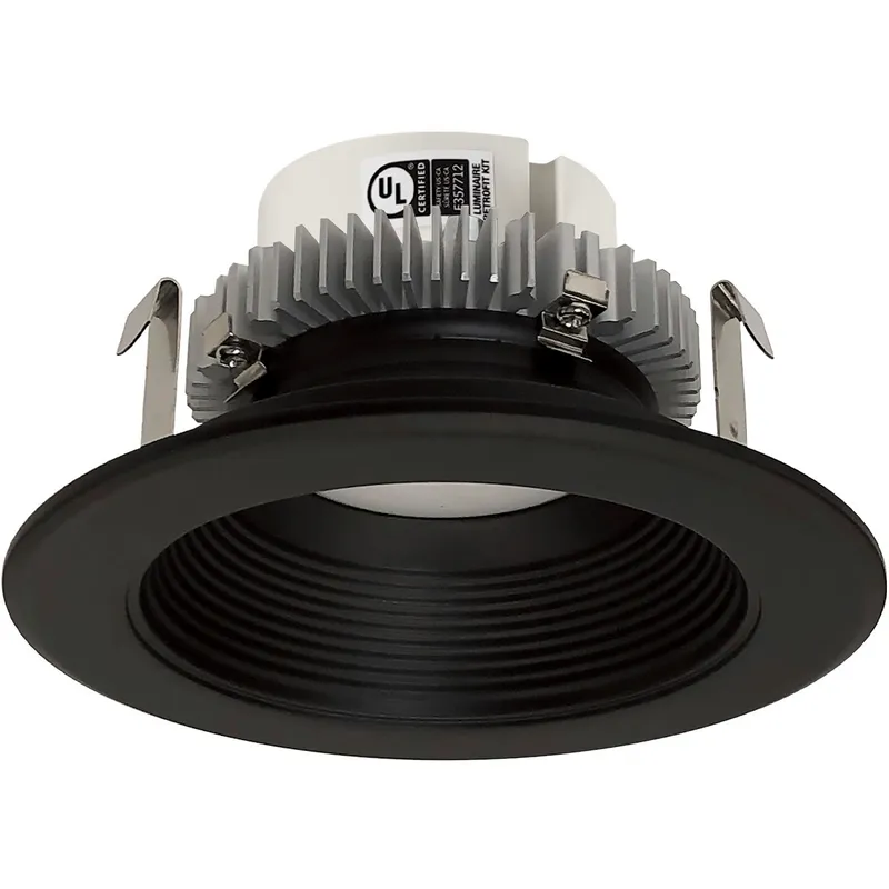 Cobalt Click Black Recessed in 1000, No Remote Emergency, Selectable CCT (2700K / 3000K / 3500K / 4000K / 5000K), Dimming: 120V Phase (Triac/ELV)