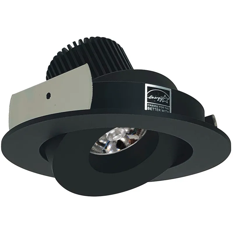 Iolite Black with Black Recessed Light in 4000K, 850