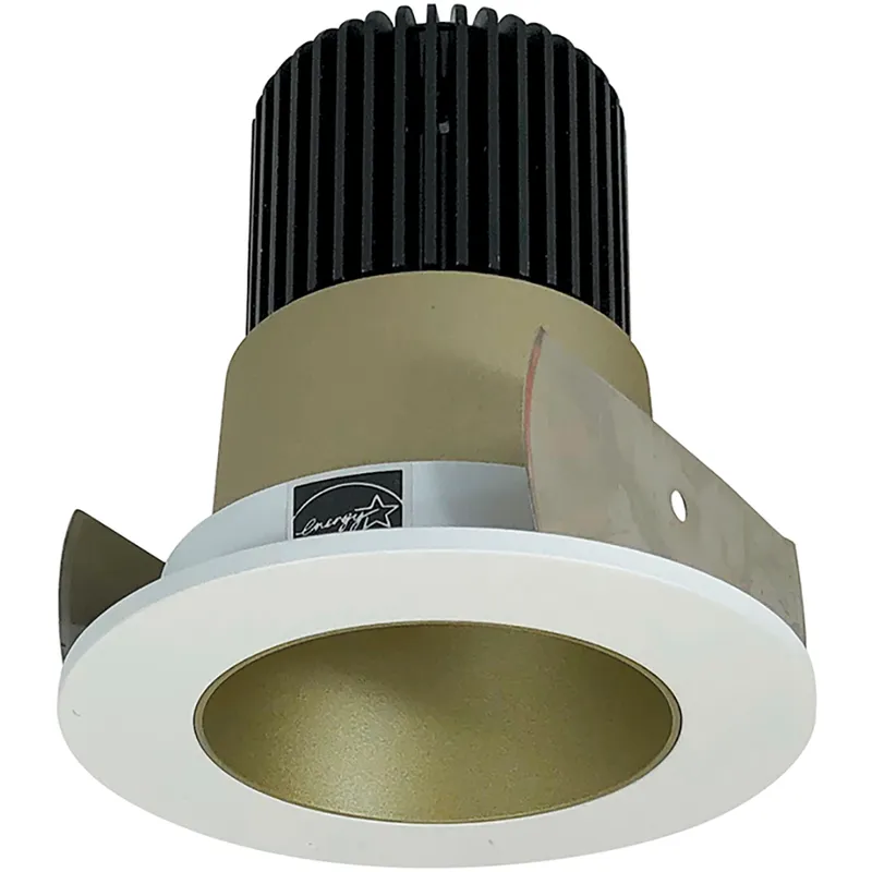 Iolite Champagne Haze with Matte Powder White Recessed Light in 3500K, 850, Champagne / Matte Powder White