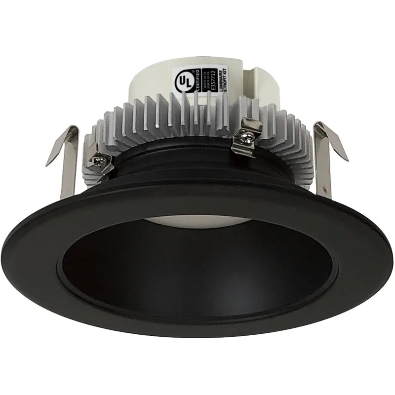 Cobalt Click Black Recessed in 1000, No Remote Emergency, Selectable CCT (2700K / 3000K / 3500K / 4000K / 5000K), Dimming: 120V Phase (Triac/ELV)