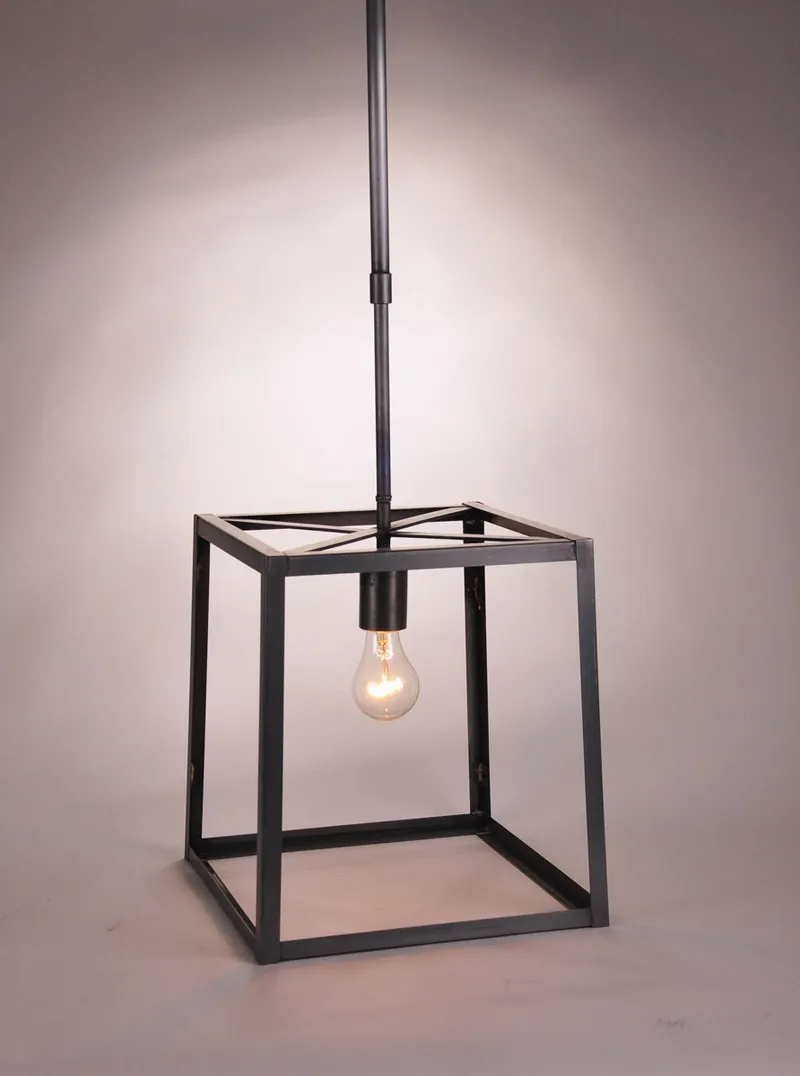 Foyer 1 Light 13 inch Dark Brass Pendant Ceiling Light in Clear Seedy Glass