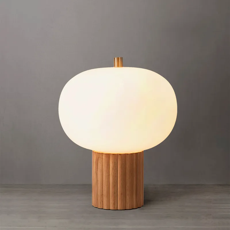Tambo 12 inch 9 watt Natural Ash and Weathered Brass Accent Table Lamp Portable Light