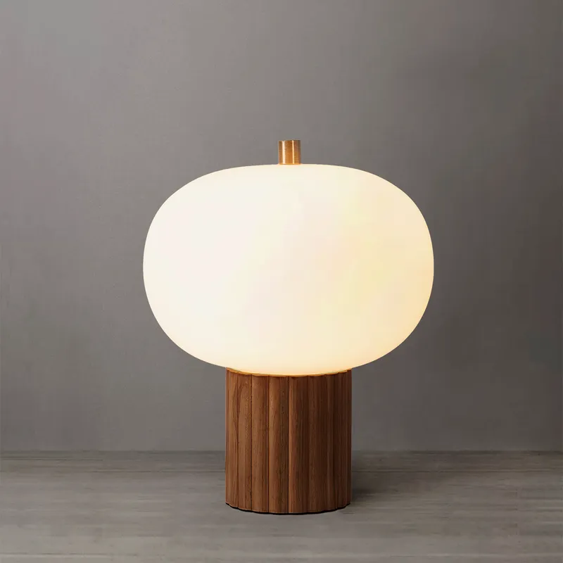 Tambo 12 inch 9 watt Dark Walnut and Weathered Brass Accent Table Lamp Portable Light