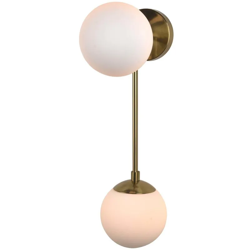Swing LED 24 inch Gunmetal Wall Sconce Wall Light in Brushed Brass Steel