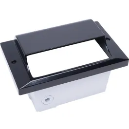 NSL 5W LED Step Star Step Light - Scoop Cover - 3000K - 468 Lumens - 120V - Black