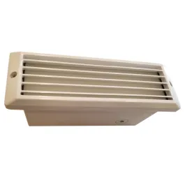 NSL 5W LED Brick Star Step Light - Louver Cover - 3000K - 468 Lumens - 120V - White