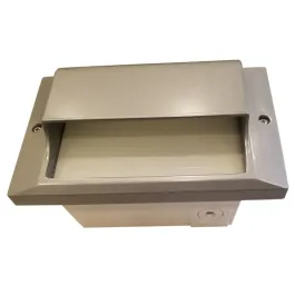 NSL 5W LED Step Star Step Light - Scoop Cover - 3000K - 468 Lumens - 120V - Aluminum