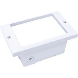 NSL 5W LED Step Star Step Light - Prism Cover - 3000K - 468 Lumens - 120V - White