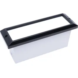NSL 5W LED Brick Star Step Light - Prism Cover - 3000K - 468 Lumens - 120V - Black