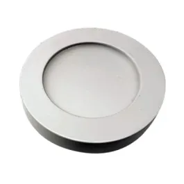 NSL 4W 3" Round LED Edge Lit Puck Light - 3000K - 200 Lumens - 24V - Black