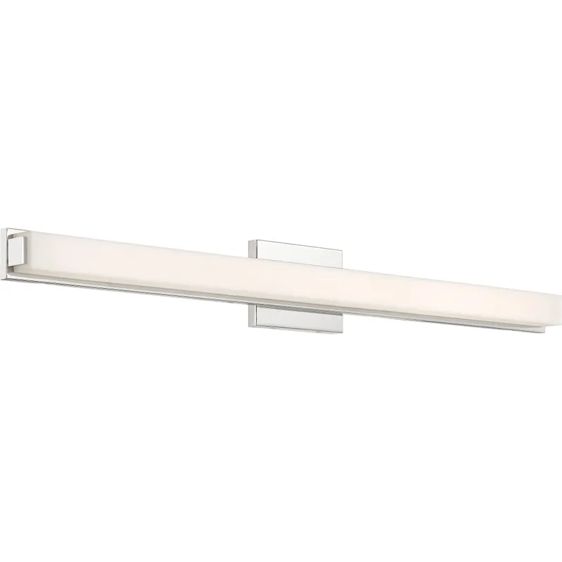 Slick LED 36 inch Polished Nickel Vanity Light Wall Light