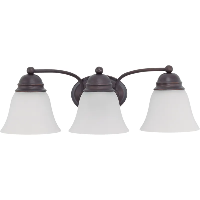 Empire 3 Light 20.5 inch Mahogany Bronze Vanity Light Wall Light
