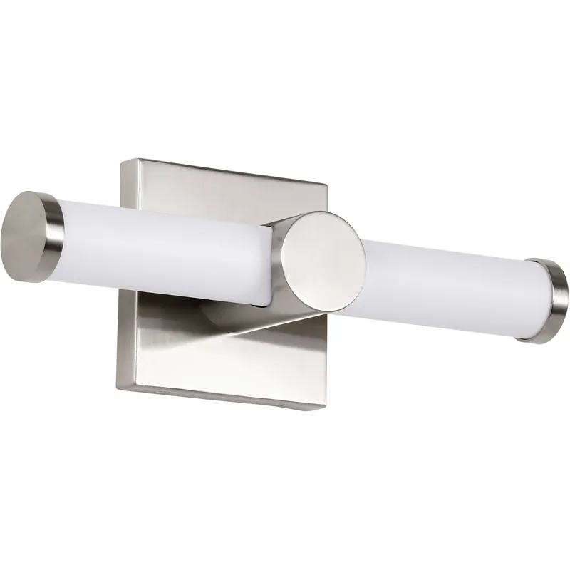 Bowman LED 12 inch Brushed Nickel Vanity Light Wall Light