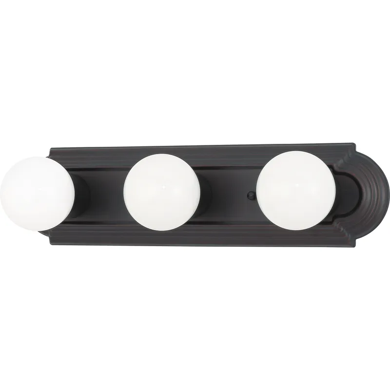 Brentwood 3 Light 18 inch Mahogany Bronze Vanity Light Wall Light