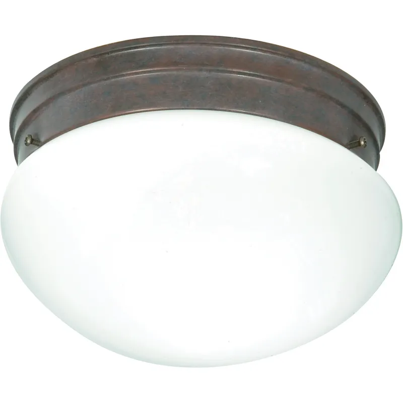Brentwood 2 Light 10 inch Old Bronze Flush Mount Ceiling Light