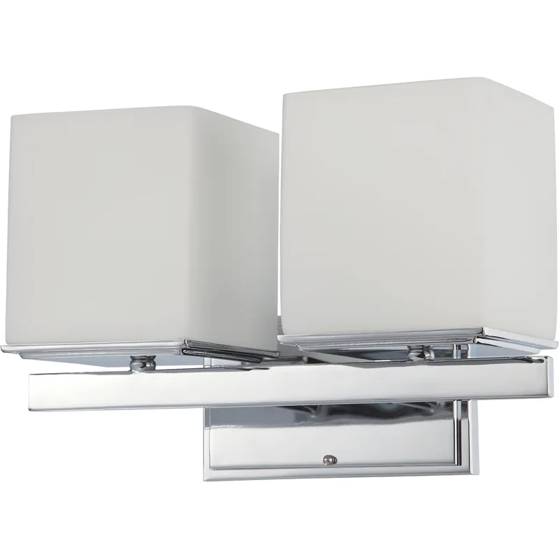 Bento 2 Light 14.25 inch Polished Chrome Vanity Light Wall Light