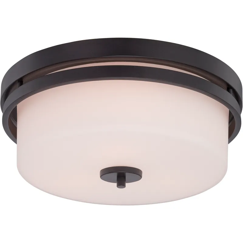 Brentwood LED 24 inch White Troffer Ceiling Light, Center Basket