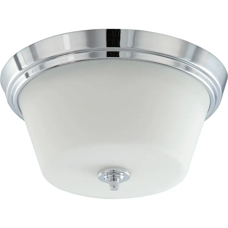 Bento 3 Light 13 inch Polished Chrome Flush Mount Ceiling Light