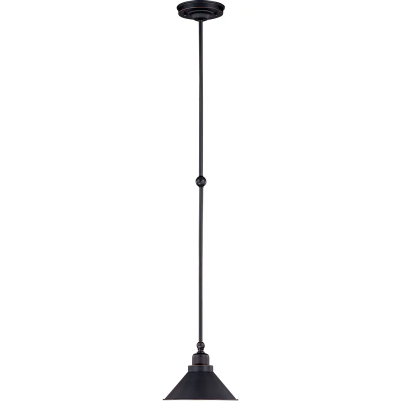 Bridgeview 1 Light 8.5 inch Mission Dust Bronze Mini Pendant Ceiling Light