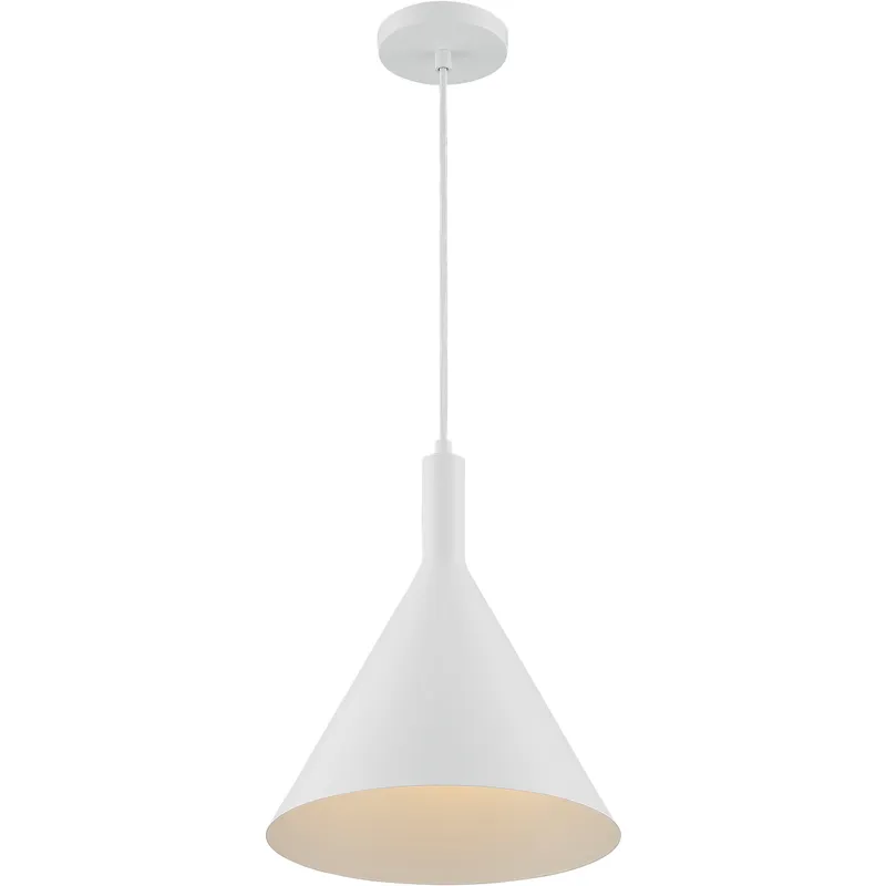 Lightcap 1 Light 12 inch Matte White Pendant Ceiling Light