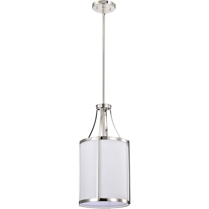 Easton 1 Light 9.75 inch Polished Nickel Pendant Ceiling Light