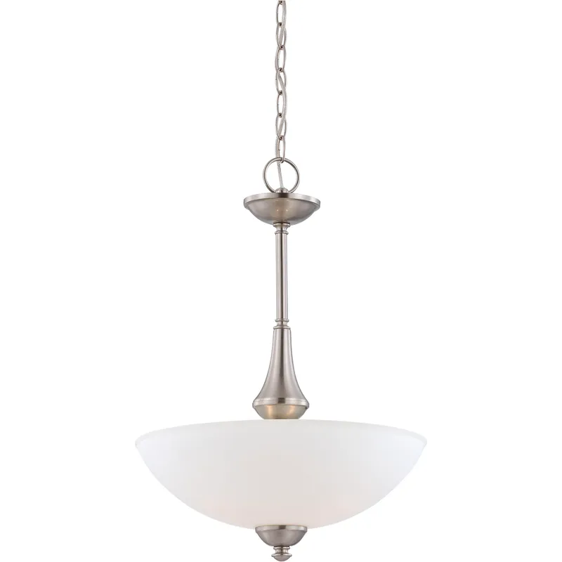 Patton 3 Light 16 inch Brushed Nickel Pendant Ceiling Light