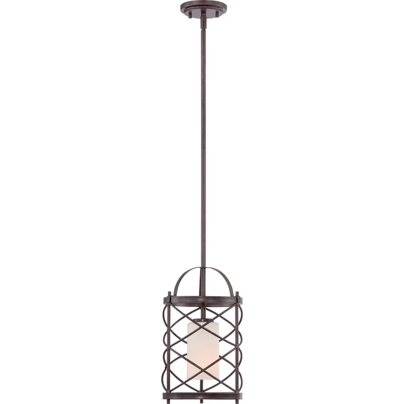 Ginger 1 Light 8 inch Old Bronze Mini Pendant Ceiling Light