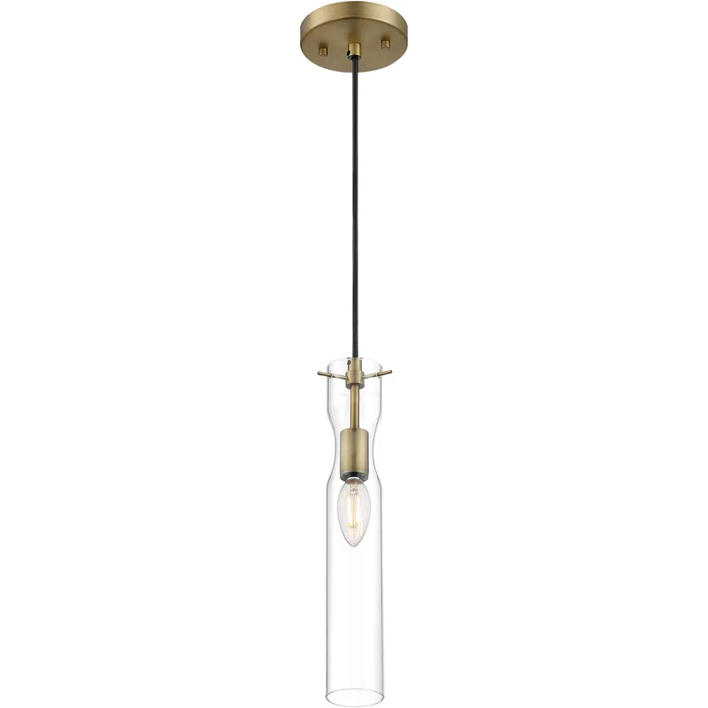 Spyglass 1 Light 4.75 inch Vintage Brass Pendant Ceiling Light